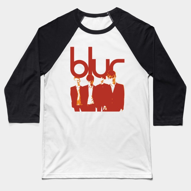 Blur Retro Baseball T-Shirt by graphictone